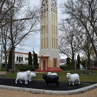 Sheep sculptures